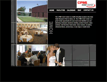 Tablet Screenshot of cpmieventcenter.com